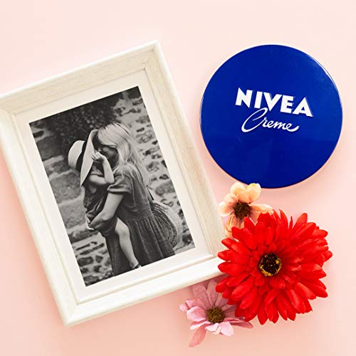 NIVEA Creme (1 x 150 ml), crema hidratante corporal y facial para toda la familia, crema universal para una piel suave e hidratada, crema multiusos