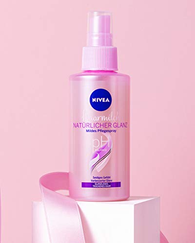 Nivea - Leche para el pelo (brillo natural, espray de cuidado suave, 150 ml