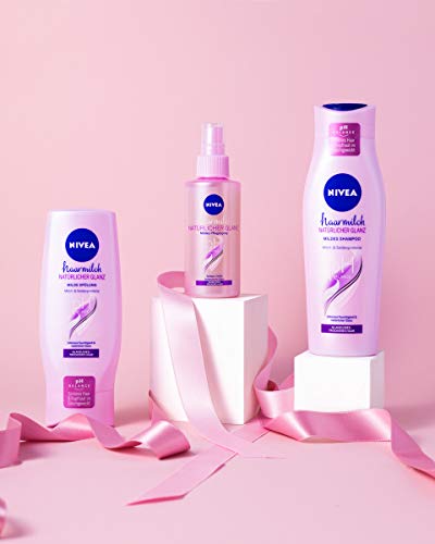 Nivea - Leche para el pelo (brillo natural, espray de cuidado suave, 150 ml