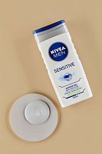 Nivea men - Sensitive, gel de ducha, pack de 6 (6x 250 ml)