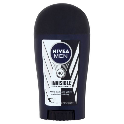 Nivea - Nivea men, invisible stick, desodorante en barra, pack de 6 (6x 40ml)