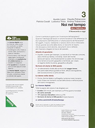 Noi nel tempo-Atlante di geostoria. Per le Scuole superiori. Con e-book. Con espansione online: 3