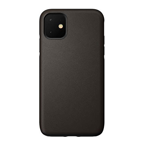 Nomad Rugged Case para iPhone 11 | Mocha Brown Heinen Active Leather