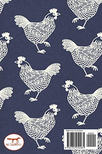 Notes: A Blank Guitar Tab Music Notebook with Poultry Pattern Cover Art