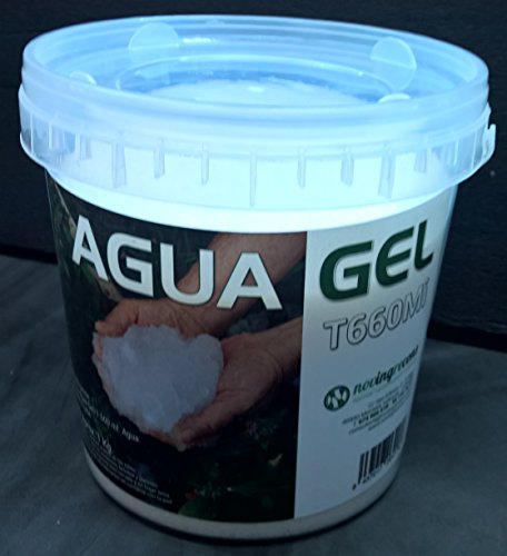 NOVINGRECONS Agua Gel - Formato Jardin/Huerto. Retenedor Agua Multiples Ciclos Uso. Cubo 1Kg.