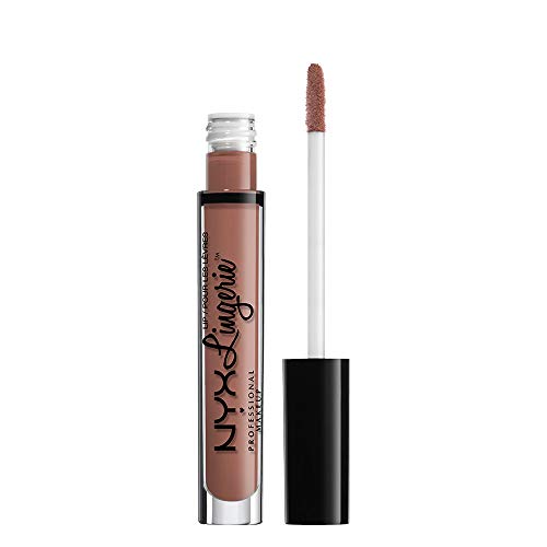 NYX Professional Makeup Pintalabios Lip Lingerie Liquid Lipstick, Acabado Cremoso y Mate, Larga Duración, Fórmula Vegana, Tono: Cashmere Silk