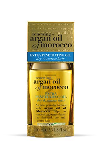 OGX Aceite de Argán de Marruecos, Extra Strength aceite penetrante, cabello dañado, gotas regeneradoras - 100 ml (2723800)