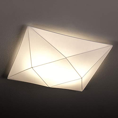 Ole By Fm Iluminacion - Plafon De Techo 4 x E27 Tela Elastica 58 x 58cm