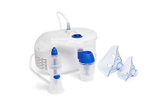 OMRON C102 - Nebulizador Compresor con Aspirador Nasal para Niños y Adultos: alivia de manera eficaz la obstrucción nasal y los síntomas de alergia en niños y adultos