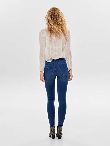 Only onlROYAL REG SKINNY JEANS PIM504 NOOS - Vaqueros Mujer, Azul (Medium Blue Denim), Talla alemana: 38/L30 (Talla fabricante: M)