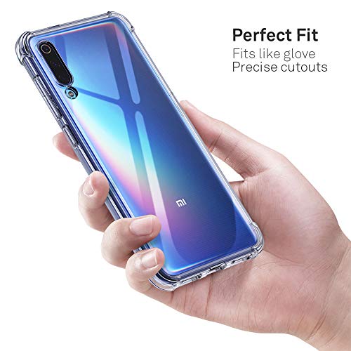 ORNARTO Funda Mi9 se,Mi9 se Carcasa Silicona Transparente Protector TPU Airbag Anti-Choque Ultra-Delgado Anti-arañazos Case Caso para Teléfono Xiaomi Mi 9 Se(2019) 5,97" Claro