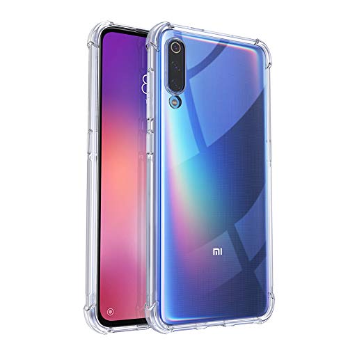 ORNARTO Funda Mi9 se,Mi9 se Carcasa Silicona Transparente Protector TPU Airbag Anti-Choque Ultra-Delgado Anti-arañazos Case Caso para Teléfono Xiaomi Mi 9 Se(2019) 5,97" Claro