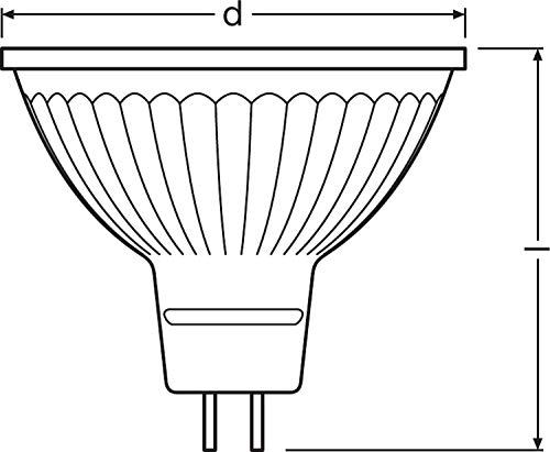 Osram Parathom PRO AR111 100 24º Dimmable. Bombilla Led Regulable 12v 16w 2700k G53. 1.100 Lumen. Equivale a 100w. 40.000 Horas. 110,7 x 55mm.