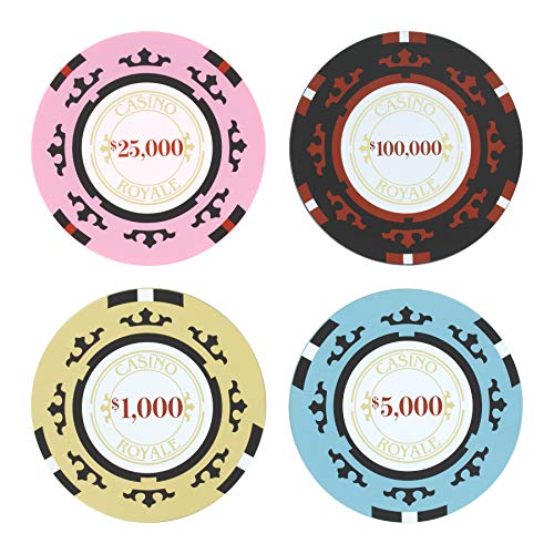 Paladone PP6667JB Casino Royale Poker Chip Posavasos, Producto Oficial de James Bond 007, acrílico