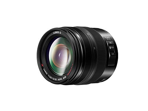 Panasonic LUMIX H-HSA12035 II - Objetivo Zoom estándar para cámaras de montura M4/3 (Focal 12-35 mm, F2.8, tamaño filtro 58 mm, lentes asféricas, resistente agua/polvo, POWER O.I.S), Negro