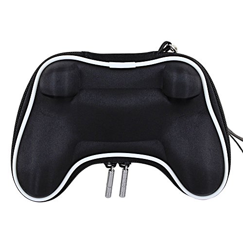 Pandaren® Caso duro bolsa de transporte airform para el Mando PS4 (negro)