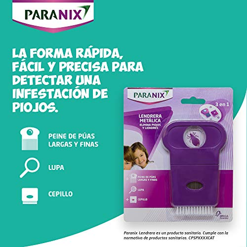 Paranix Lendrera. Tratamiento para Piojos y Liendres - Sin insecticidas - 1 unidad