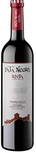 Pata Negra Vendimia Seleccionada - Vino Tinto D.O Rioja, Pack de 6 Botellas x 750 ml (5268)