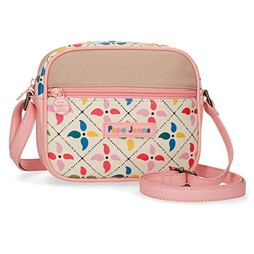 Pepe Jeans Tina Bolso Bandolera, 18 cm, 1.35 litros, Multicolor