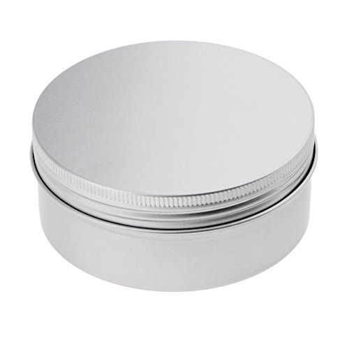 perfeclan Tarros de Aluminio Latas de Crema Recipientes Cosméticos Envase de Loción Estuche de Caramelos - 5pcs 250ml