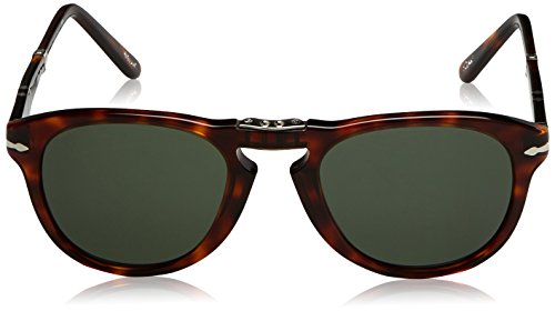 Persol 0Po0714 24/31 52 gafas de sol, Marrón (Havana/Grey Green), Unisex-Adulto