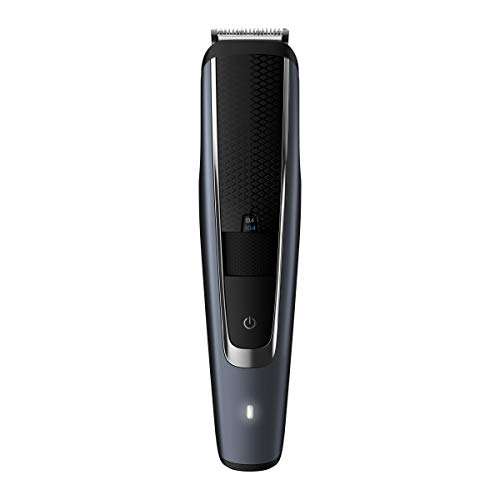 Philips BT5502/16 Barbero y cortapelos con 40 Posiciones de Longitud, Resistente al Agua y Cuchillas metálicas autoafilables, Negro