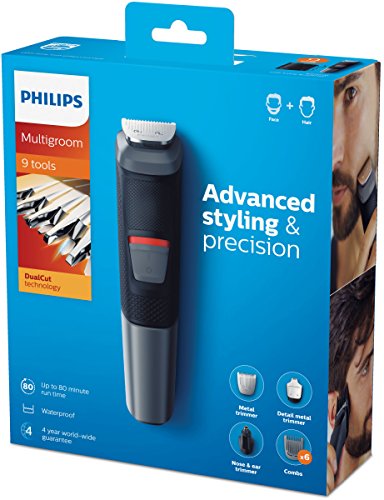 Philips MG5720/15 Multigroom Series 5000 con 9 accesorios