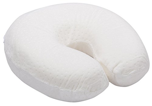 Pikolin Home - Almohada de viaje viscoelástica cervical, 28x28cm, color blanco