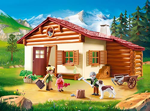 PLAYMOBIL Heidi en la Cabaña de los Alpes, A partir de 4 Años (70253)