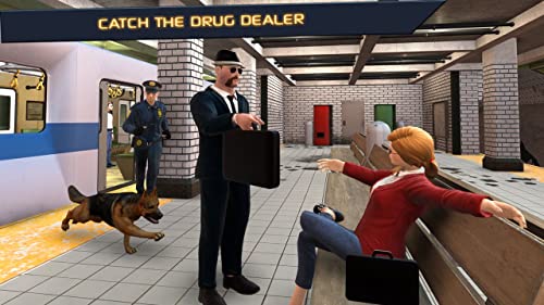 Police Dog Hunt Crime City Subway Criminal Case 3D: Policías contra ladrones Escape Survival Mission Adventure Simulator Games Gratis para niños 2018