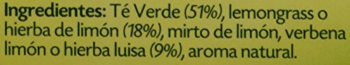 Pompadour Té Verde con Lemongrass y Verbena - 20 bolsitas