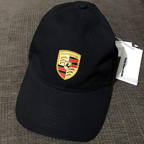 Porsche – gorra negra con escudo Porsche oficial