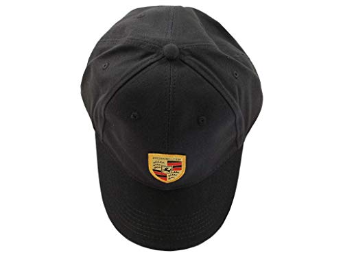 Porsche – gorra negra con escudo Porsche oficial