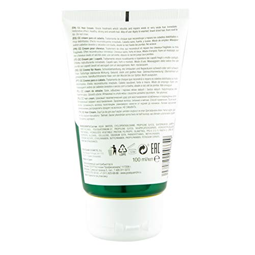 Postquam - Hair Care | CC Cream Capilar Reconstituyente, Tratamiento de Choque para Cabellos Debilitados, 100 ML