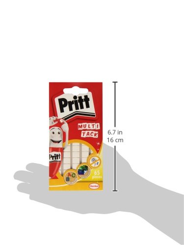 Pritt Multitack, 65 masillas adhesivas multiusos, removible y reutilizable