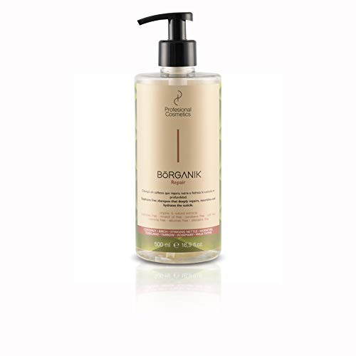 Profesional Cosmetics Borganik Repair. Champú sin sulfatos 3 en 1-500 ml.