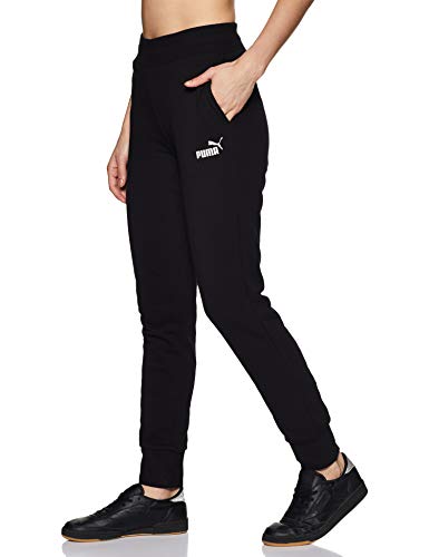 PUMA Essential TR Cl Pantalones de Chándal, Mujer, Negro (Cotton Black/Cat), XS