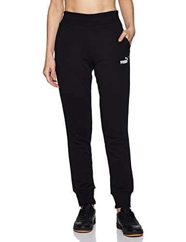 PUMA Essential TR Cl Pantalones de Chándal, Mujer, Negro (Cotton Black/Cat), XS