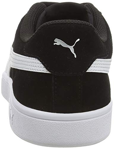 PUMA Smash V2, Zapatillas para Hombre, Negro Black White Silver, 39 EU