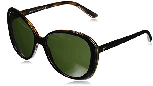 RALPH LAUREN 0RL8166 Gafas de sol, Multicolor (Top Black/Havana Jerry), 57 para Mujer