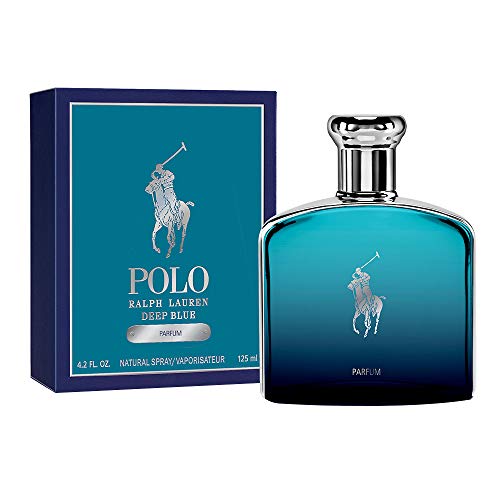 RALPH LAUREN Polo Blue Deep Parfum POUR Homme 125ML Unisex Adulto, Negro, Estándar