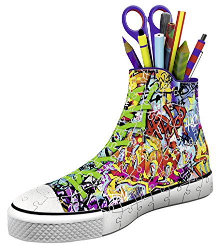 Ravensburger Sneaker Graffiti Print puzle 3D - Puzles 3D (108 Pieza(s), Arte, 8 año(s), Niño/niña, De plástico, 210 mm)