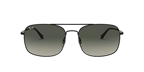 Ray-Ban 0RB3611 Gafas de sol, Matte Black, 59 Unisex