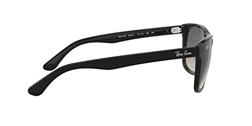 Ray-Ban 0rb4181 601/71 58 Gafas de sol, Shiny Black, 57 para Hombre