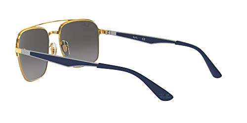 Ray-Ban 3570 Gafas de sol, Gold, 58 Unisex-Adulto