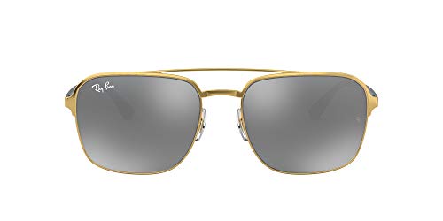 Ray-Ban 3570 Gafas de sol, Gold, 58 Unisex-Adulto