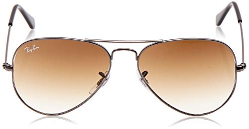 Ray-Ban Aviator RB 3025, Gafas de Sol Unisex, Plateado (004/51), 55 mm