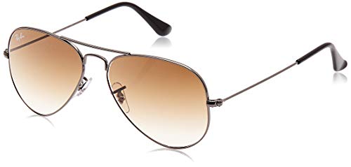 Ray-Ban Aviator RB 3025, Gafas de Sol Unisex, Plateado (004/51), 55 mm