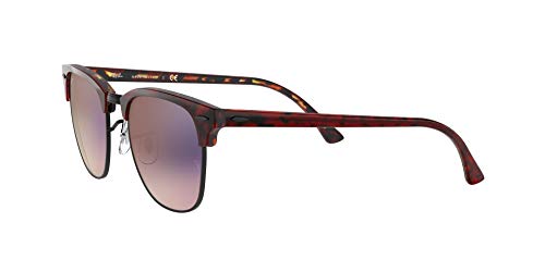 Ray-Ban Clubmaster Color Mix RB3016-12753B-51 Gafas de sol, Tortoise, 51 Unisex