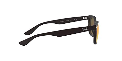 Ray-Ban JUNIOR New Wayfarer Junior Gafas de sol, Matte Black, 47 Unisex-Niño